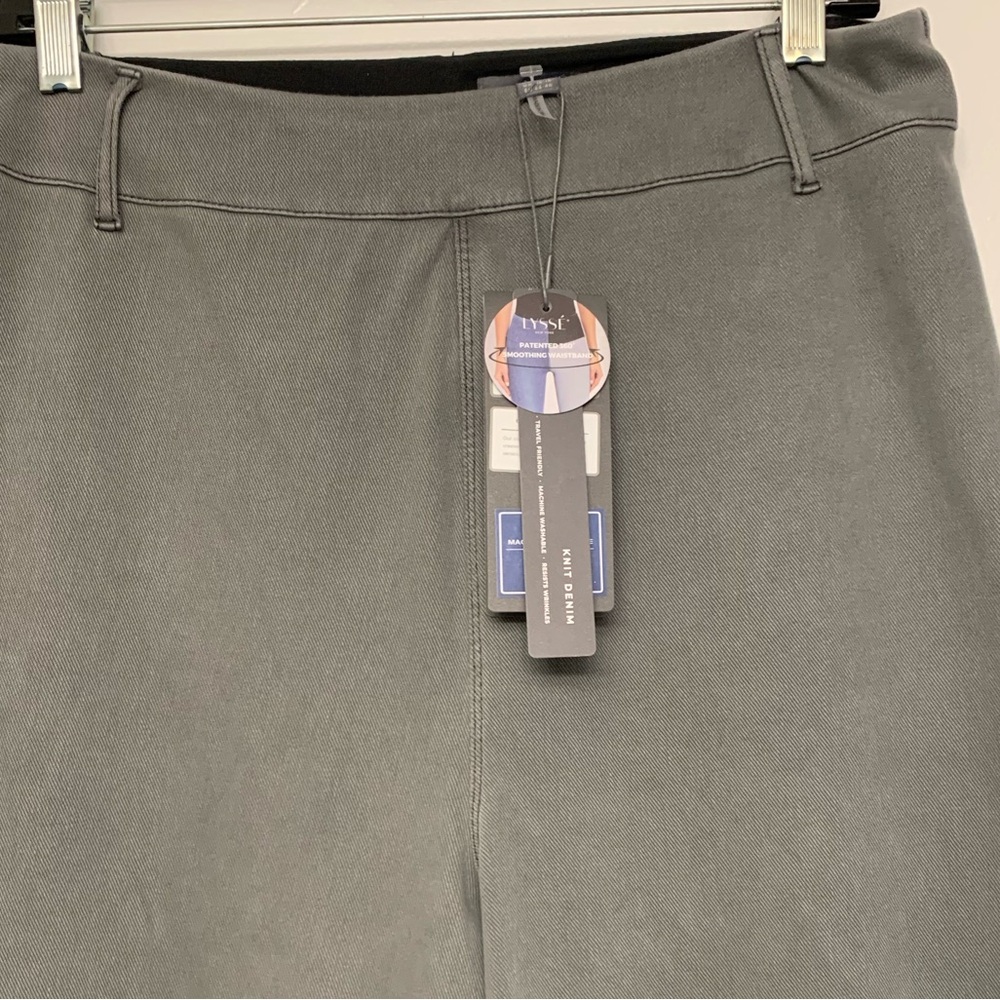 ❤️LYSSE Gray Wide Leg JEANS NEW comfy slimming washable Large stretch pocket❤️ - Picture 9 of 9